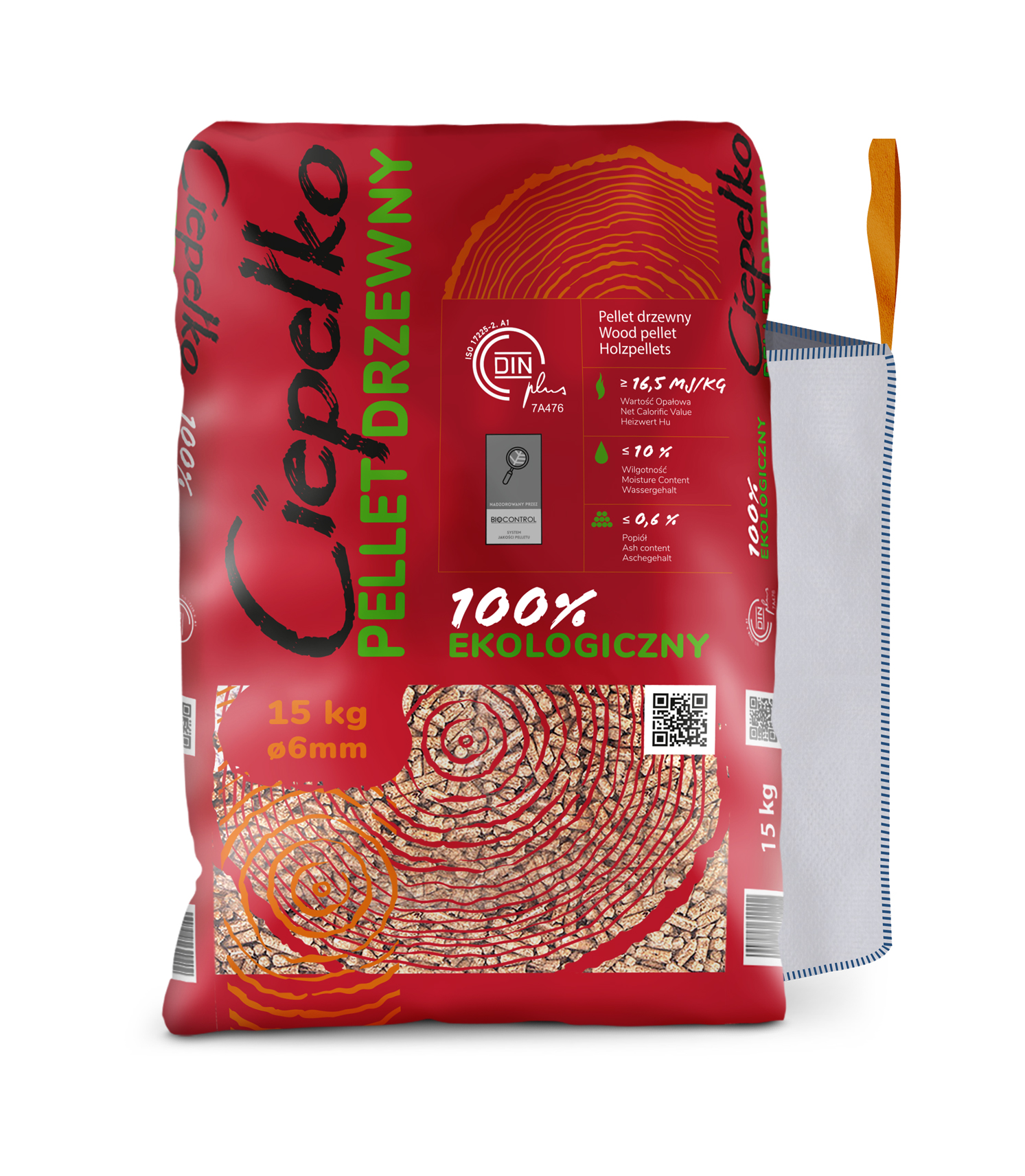 BIG BAG 1 TONA CERTYFIKOWANY PELLET SOSNOWY